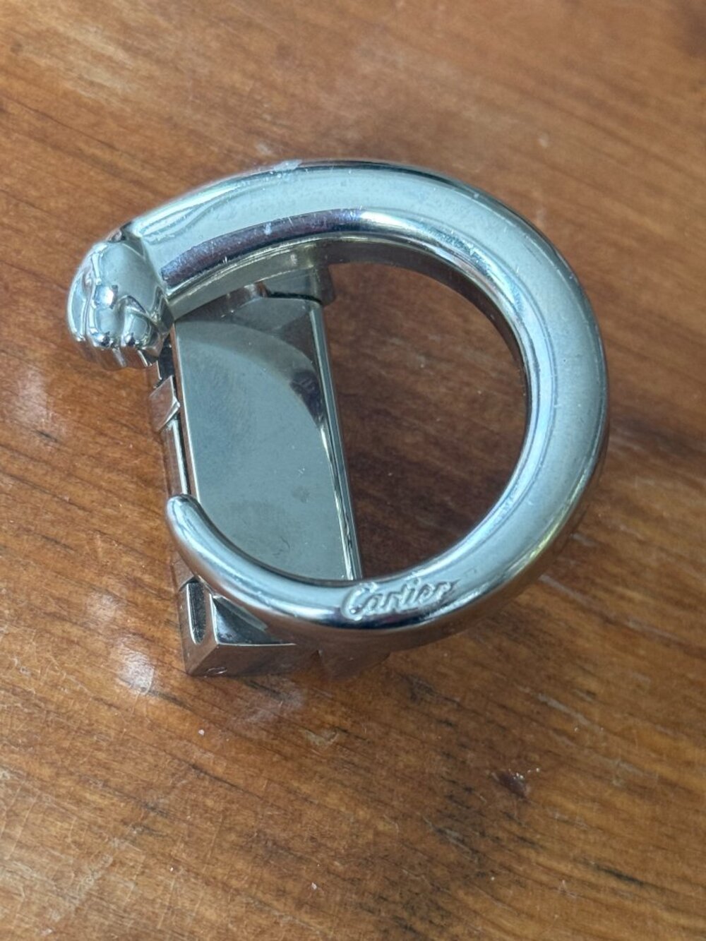 Authentic Cartier Panthère Belt Buckle - Silver Tone / Palladium Finish